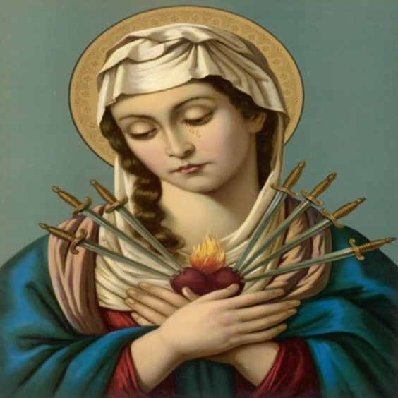 Rosario de los siete dolores de la santísima Virgen María