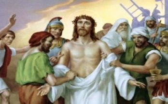 Semana Santa Jesús es despojado de sus vestiduras