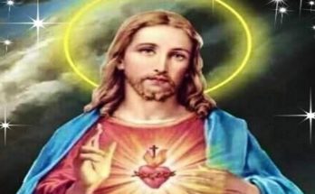 Oración de petición al sagrado corazón de Jesús al llegar la noche