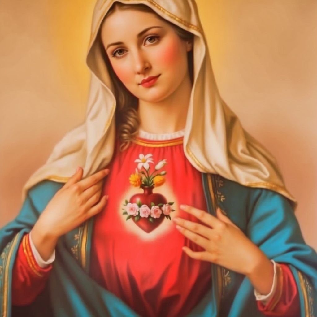 Abrázame Virgen María necesito de tu amor oración de gran ayuda