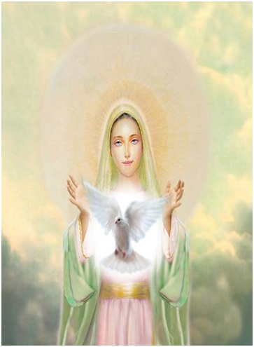 Resultado de imagen para a Virgen María y el Espíritu santo